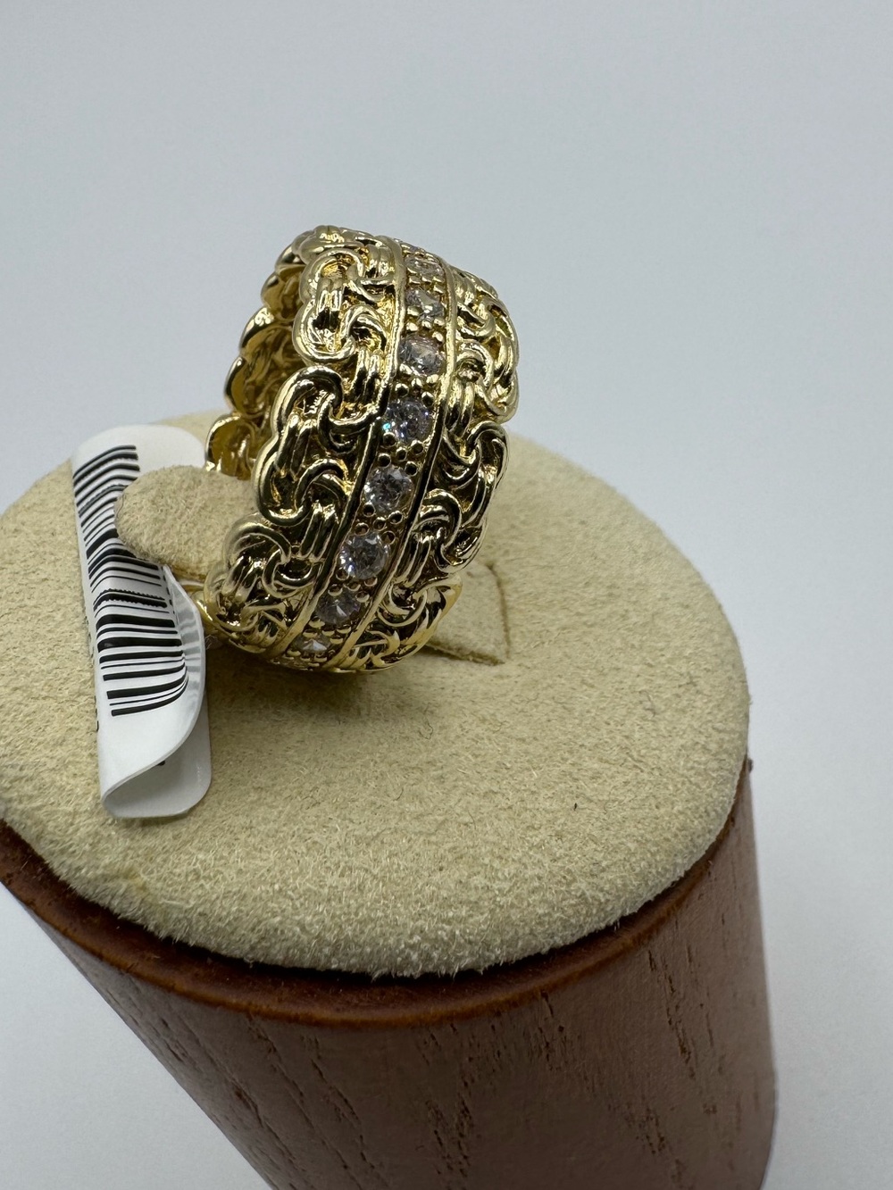 14K Scalloped Filigree Band - Picture 6 of 9